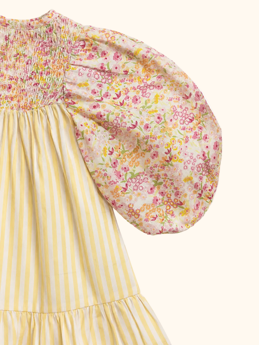 Buttercup Fields Puff-Sleeve Dress