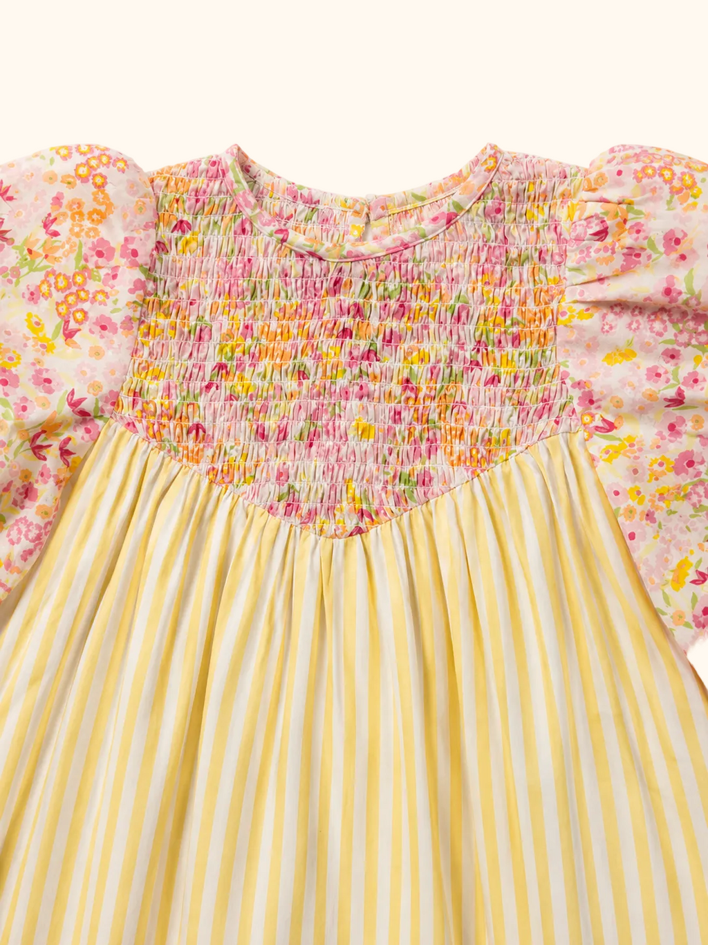 Buttercup Fields Puff-Sleeve Dress