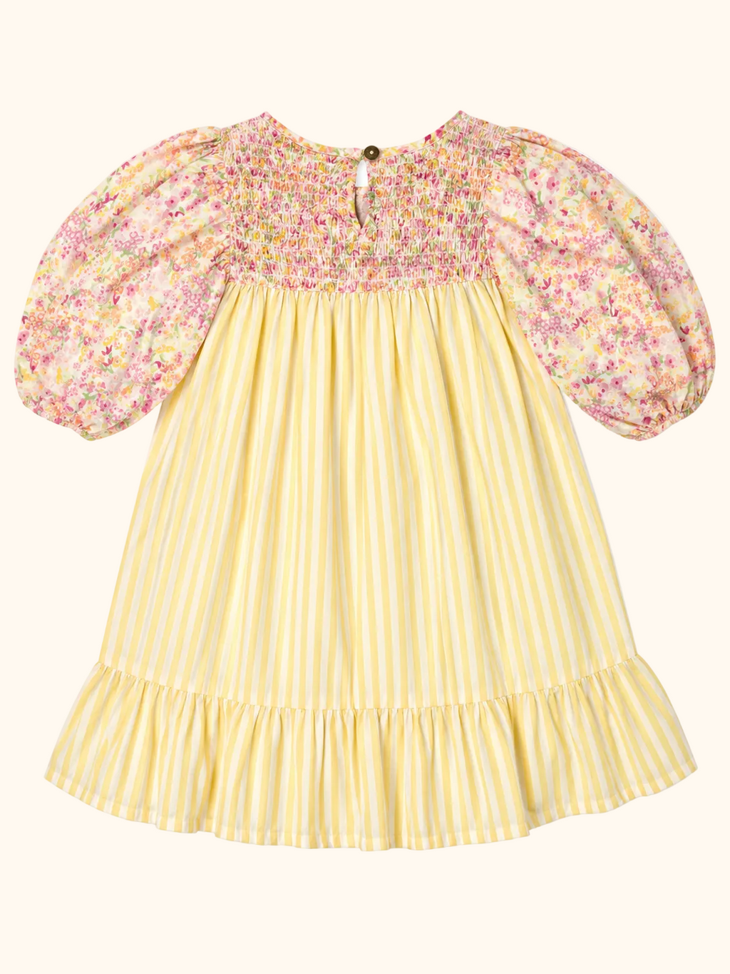 Buttercup Fields Puff-Sleeve Dress