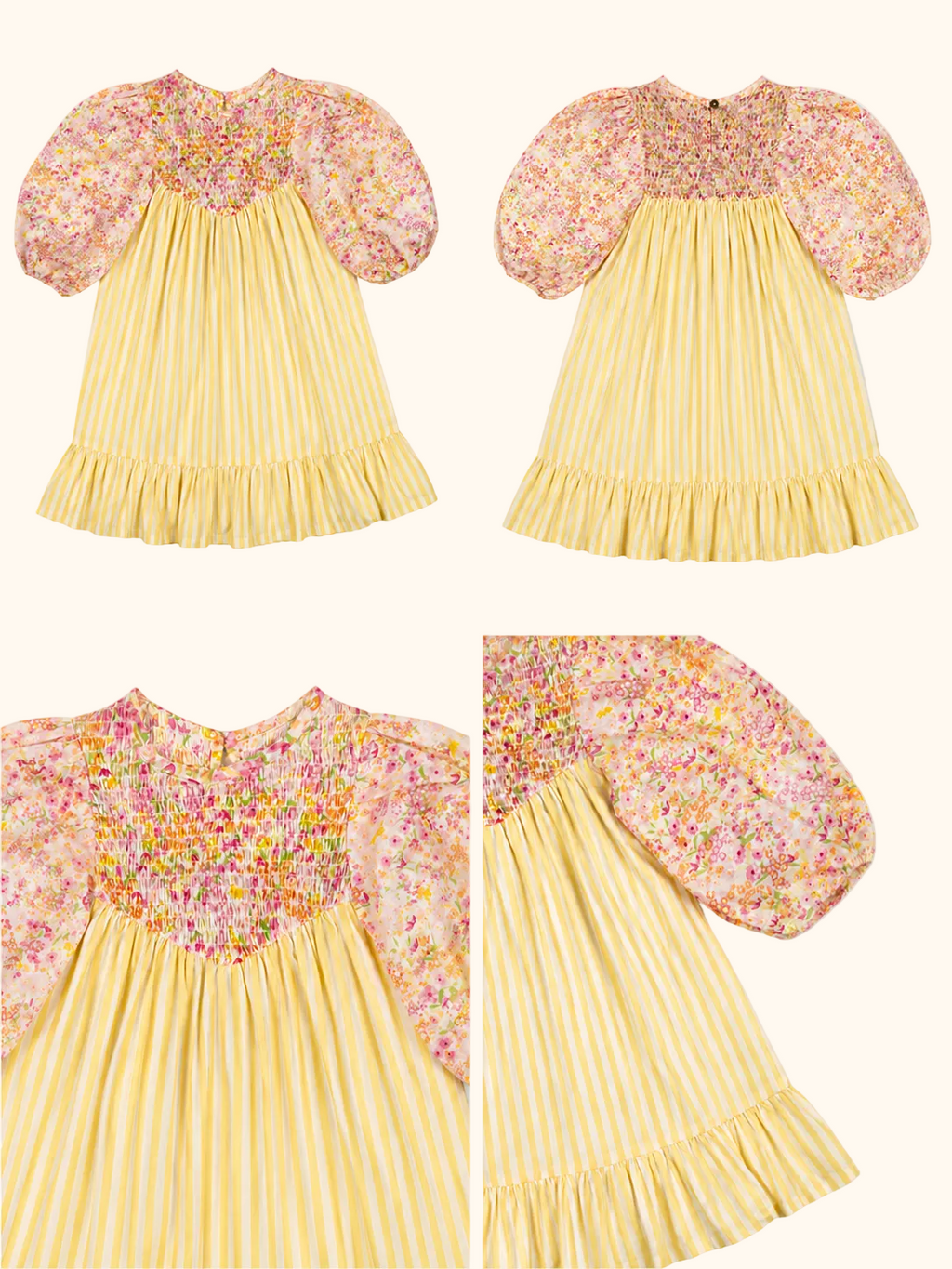 Buttercup Fields Puff-Sleeve Dress