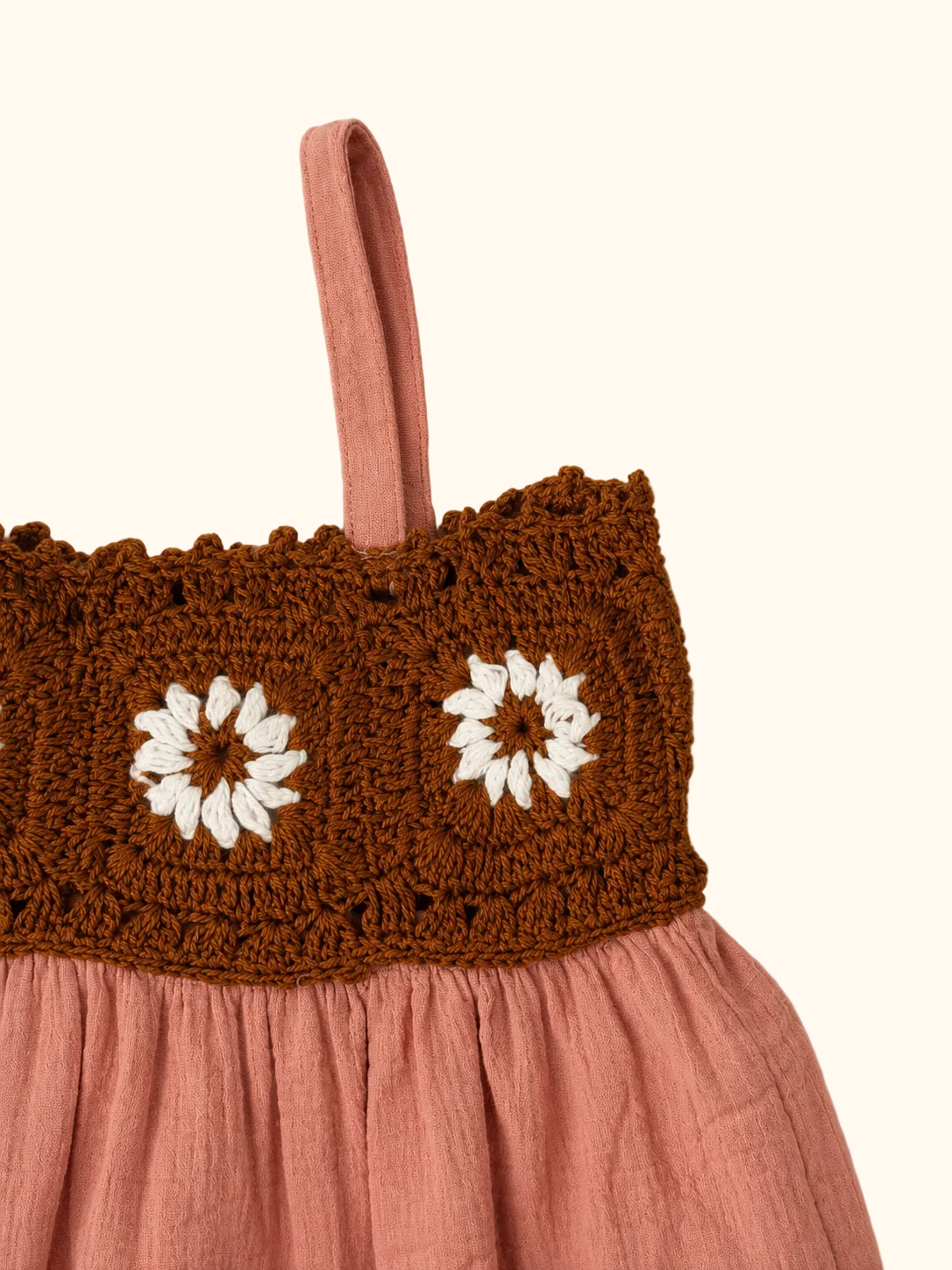 Muslin Daisy Days Crochet Dress