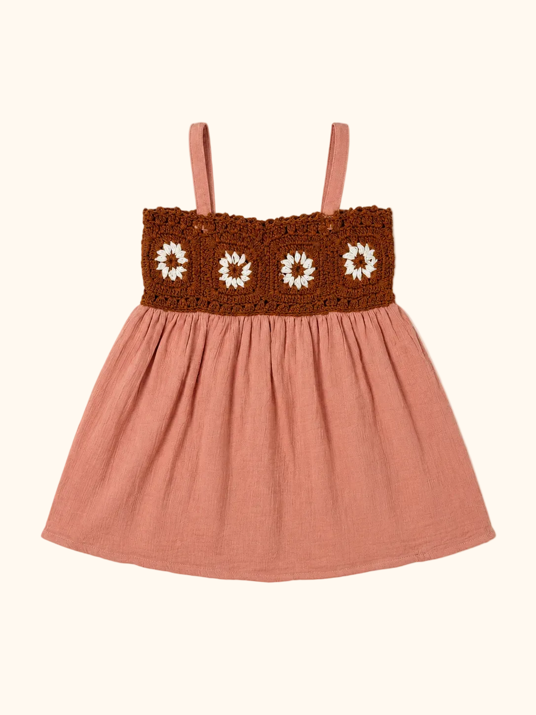 Muslin Daisy Days Crochet Dress
