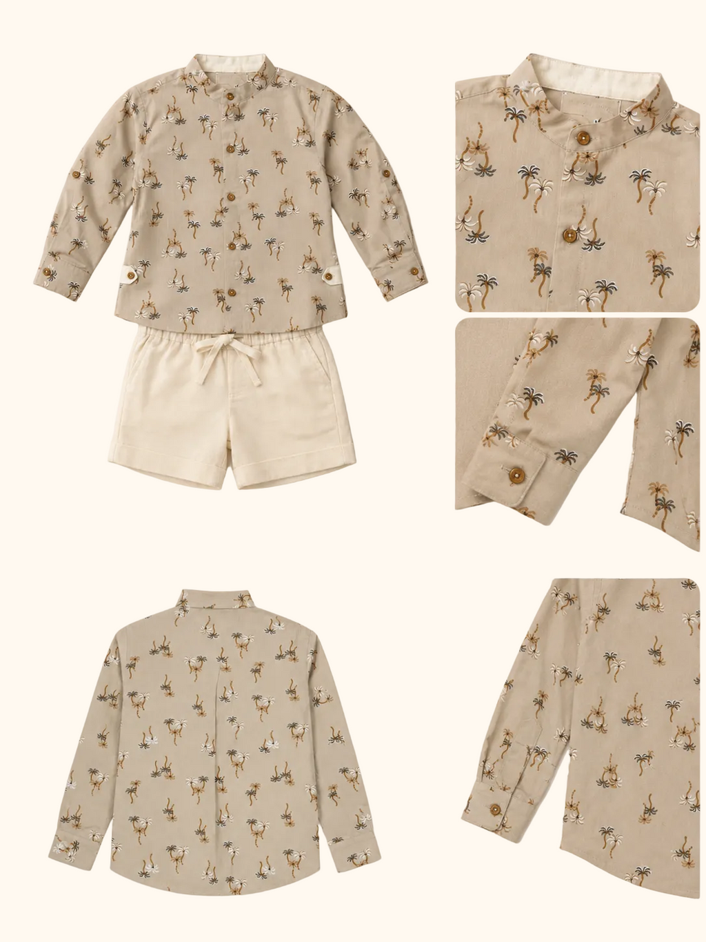 Palm Grove Shirt & Shorts Set