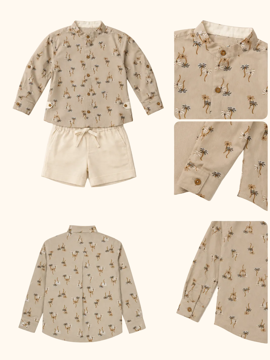 Palm Grove Shirt & Shorts Set