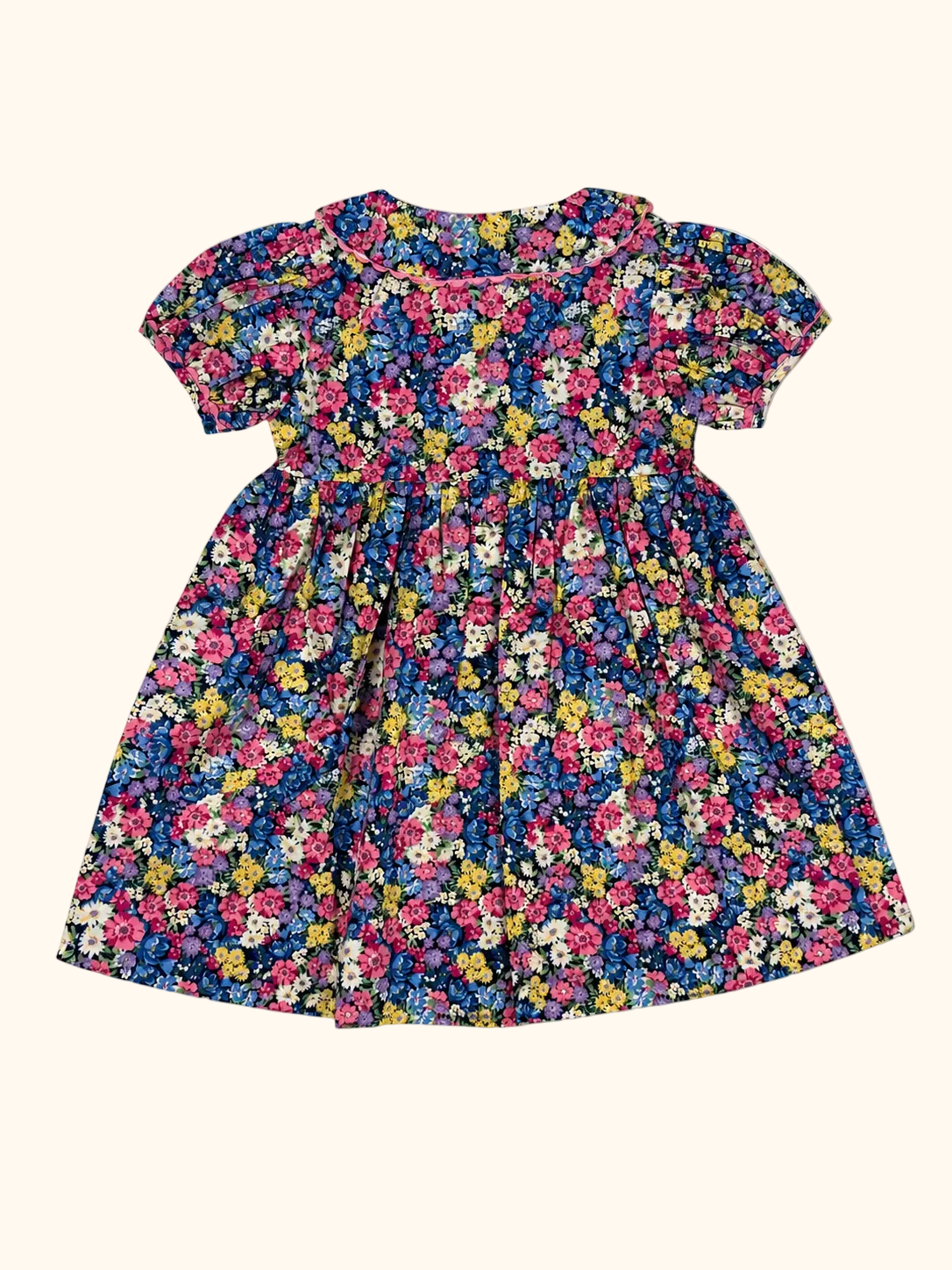 Multicolor Floral Smocked Dress